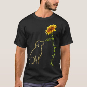 Niedlicher Hund Sie sind meine Sonnenschirme Golde T-Shirt