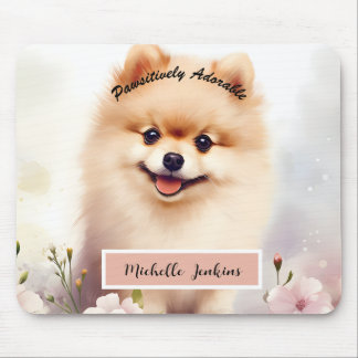 Niedlicher Hund, Spitz Mousepad