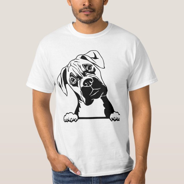 Niedlicher Hund T-Shirt (Vorderseite)