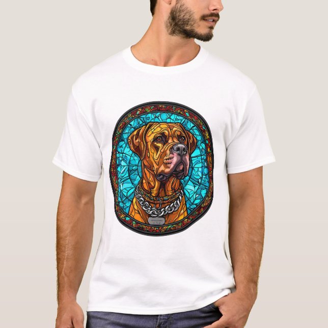 Niedlicher Hund T-Shirt (Vorderseite)