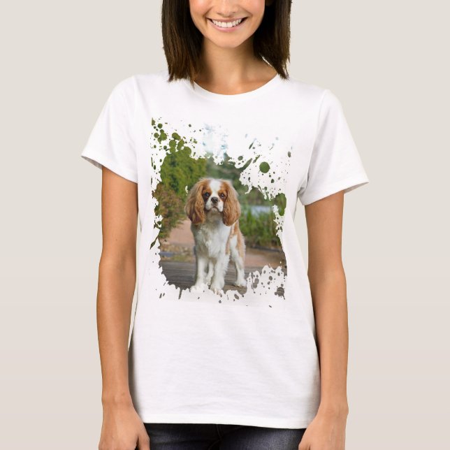 Niedlicher Hund T-Shirt (Vorderseite)