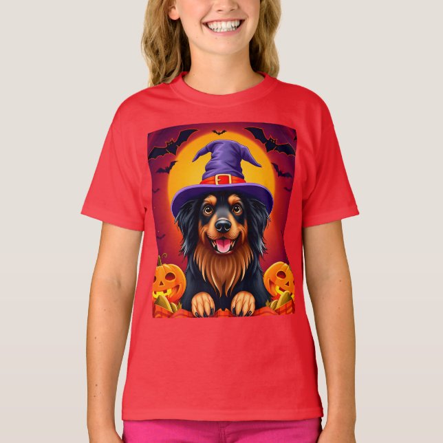 Niedlicher Hund T-Shirt (Vorderseite)