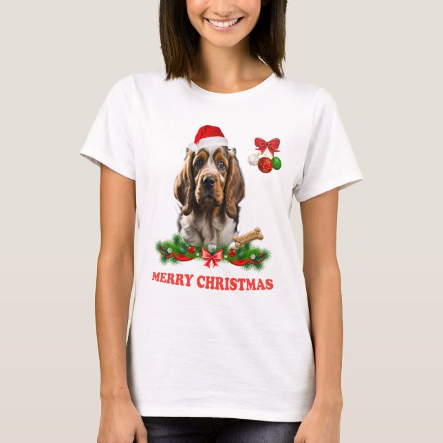 Niedlicher Hund T-Shirt (Vorderseite)