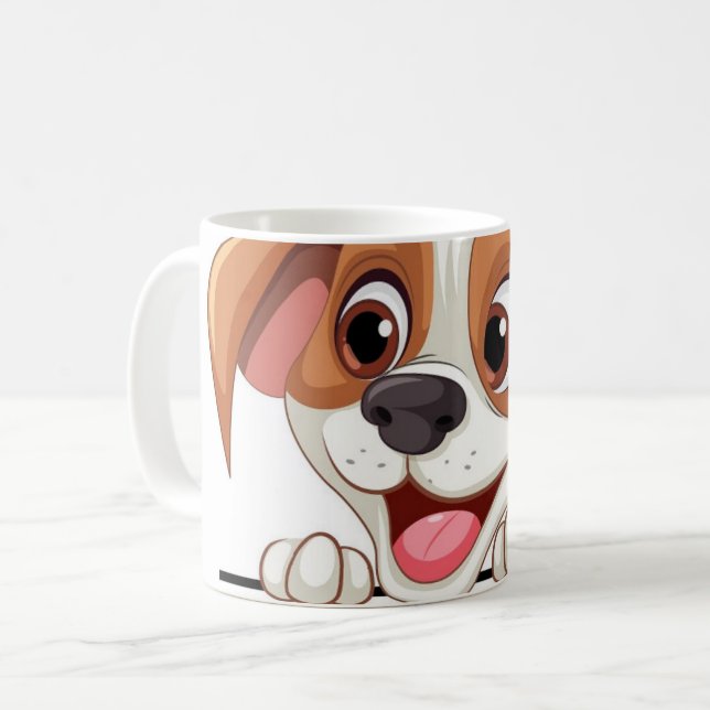 Niedlicher Hund - Tasse (Vorderseite Links)