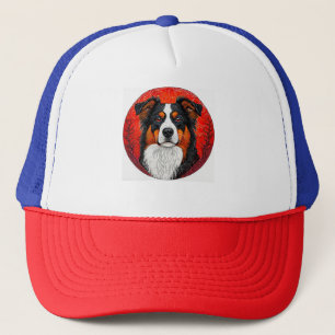 Niedlicher Hund Truckerkappe