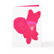 Niedlicher Hund Tu B'Av ט ״ ו ב ב א Karte