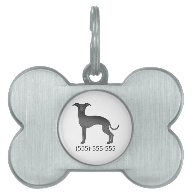 Niedlicher Hund und Telefonnummer aus Schwarzwald Tiermarke (Vorderseite)