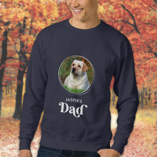 Niedlicher Hund VATER Personalisiert Retro Pet Fot Sweatshirt