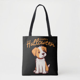 Niedlicher Hund Welpe Happy Hallowen