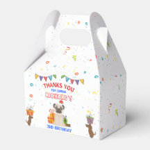 Niedlicher Hund Welpe-Kind-Geburtstagsparty