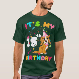 Niedlicher Hund zu meinem 15. Geburtstag T-Shirt