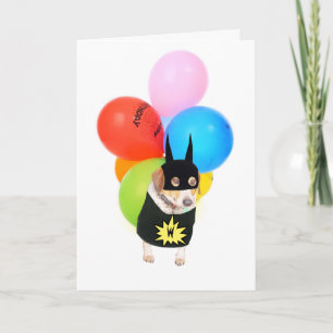 Niedlicher Hunde-/Kindgeburtstag Karte