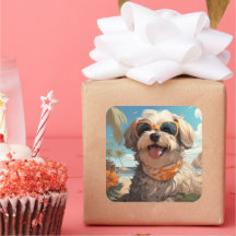 Niedlicher Hundeaufkleber