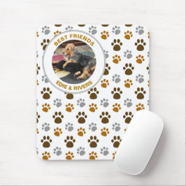 Niedlicher Hundedruck und Ihr Foto für Haustiere Mousepad