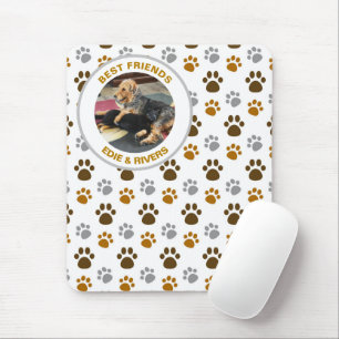 Niedlicher Hundedruck und Ihr Foto für Haustiere Mousepad