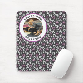 Niedlicher Hundefußdruck Mousepad