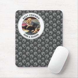 Niedlicher Hundefußdruck Mousepad