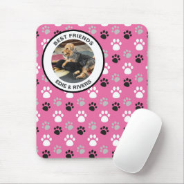 Niedlicher Hundefußdruck Mousepad