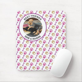 Niedlicher Hundefußdruck Mousepad