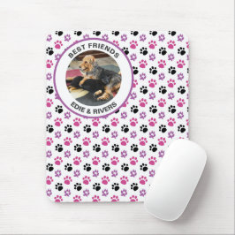Niedlicher Hundefußdruck Mousepad