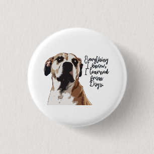 niedlicher Hundeknopf Button