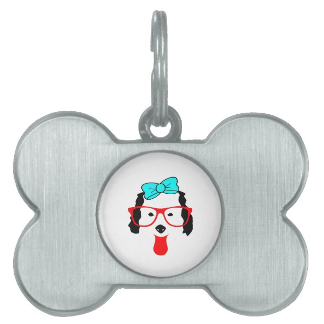 Niedlicher Hundekopf Zeichnend Tiermarke (Vorderseite)