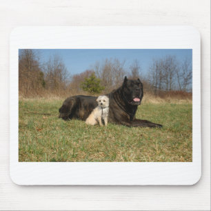 Niedlicher Hundekuh Mousepad