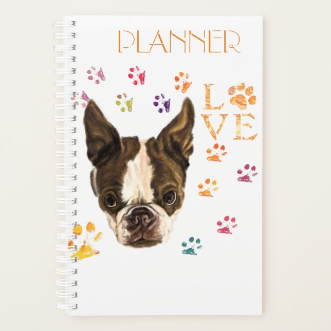 Niedlicher Hundeplaner Planer (Vorderseite)