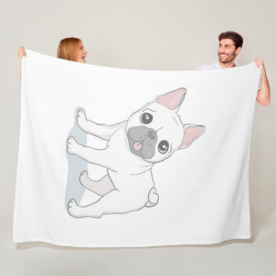 Niedlicher Hundewelpen   Geschenk für Hundeliebhab Fleecedecke