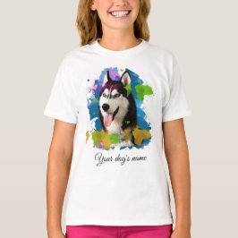 Niedlicher Husky. T-Shirt