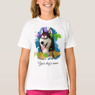 Niedlicher Husky. T-Shirt