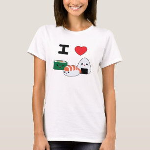 Niedlicher i-Liebe-Sushi-T - Shirt