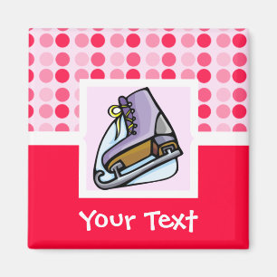 Niedlicher Ice-Skate Magnet