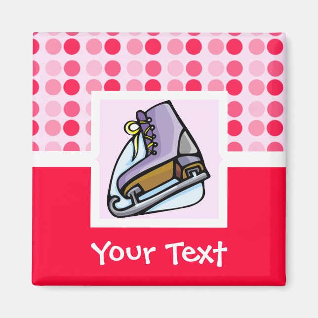 Niedlicher Ice-Skate Magnet (Vorne)