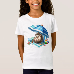 Niedlicher Igel am Strand T-Shirt