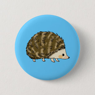 Niedlicher Igel Button