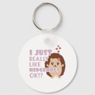 Niedlicher Igel, den ich wirklich gerne Igel mag,  Schlüsselanhänger