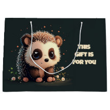 Niedlicher Igel Gift Bag - Adorable Kawaii Art