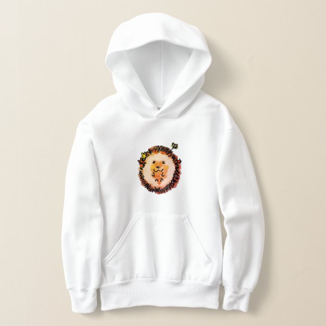 Niedlicher Igel im Herbst Hoodie (Ablage )