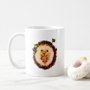 Niedlicher Igel im Herbst Kaffeetasse
