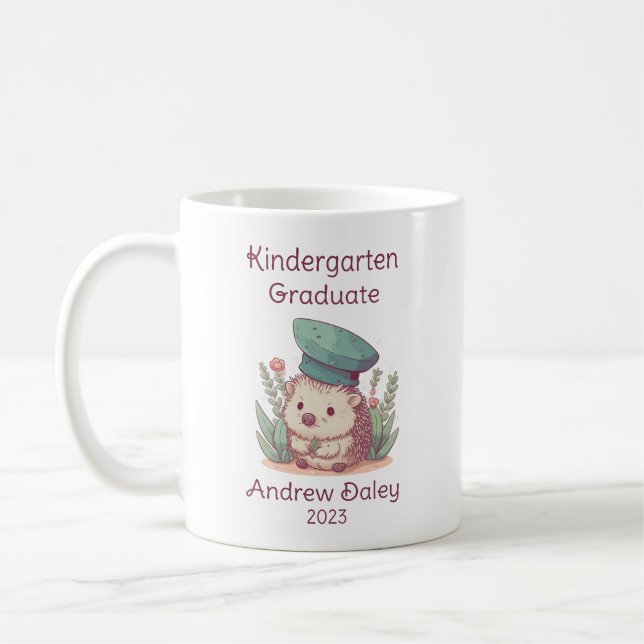 Niedlicher Igel Kindergarten Kaffeetasse (Links)