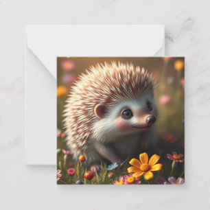 Niedlicher Igel Mitteilungskarte