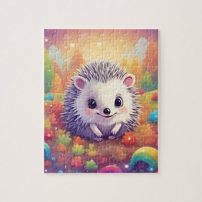 Niedlicher Igel Puzzle (Vertikal)