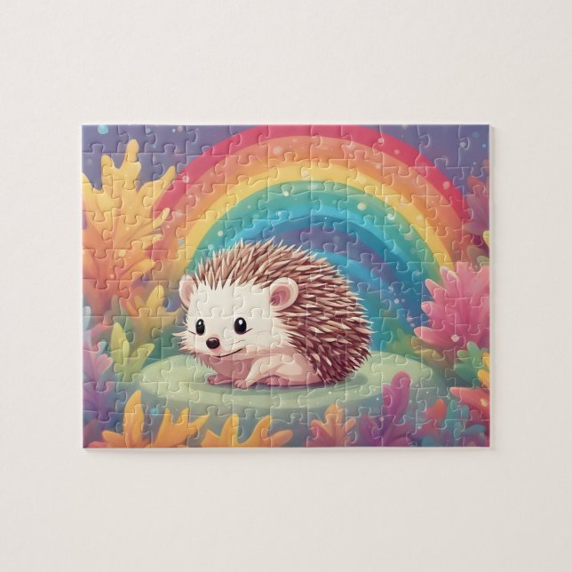 Niedlicher Igel Puzzle (Horizontal)