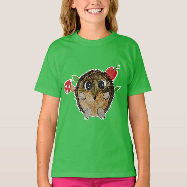 Niedlicher Igel T-Shirt (Vorderseite)