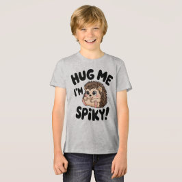 Niedlicher Igel umarmt mich scharfsinniges Design Tri-Blend Shirt
