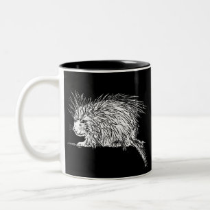 Niedlicher Igel Zweifarbige Tasse