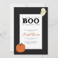 Niedlicher, illustrierter BooGeist und Kürbisbaby