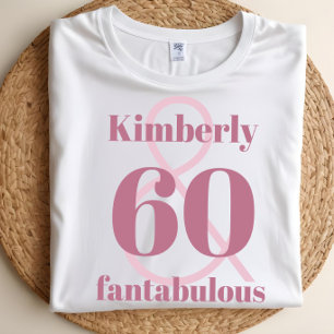 Niedlicher Individuelle Name 60. Geburtstagsfeier T-Shirt
