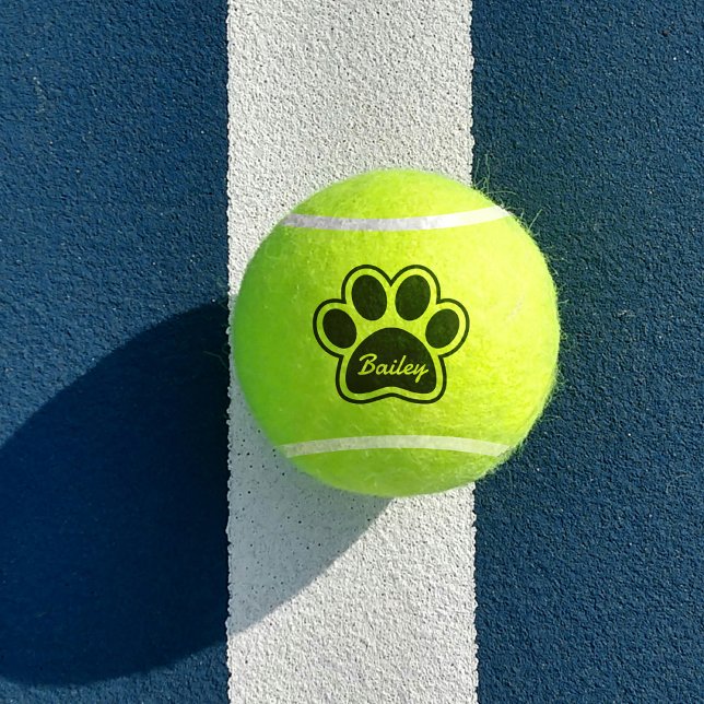 Niedlicher Individuelle Name Dog Cat Paw Toy Gesch Tennisbälle (Von Creator hochgeladen)